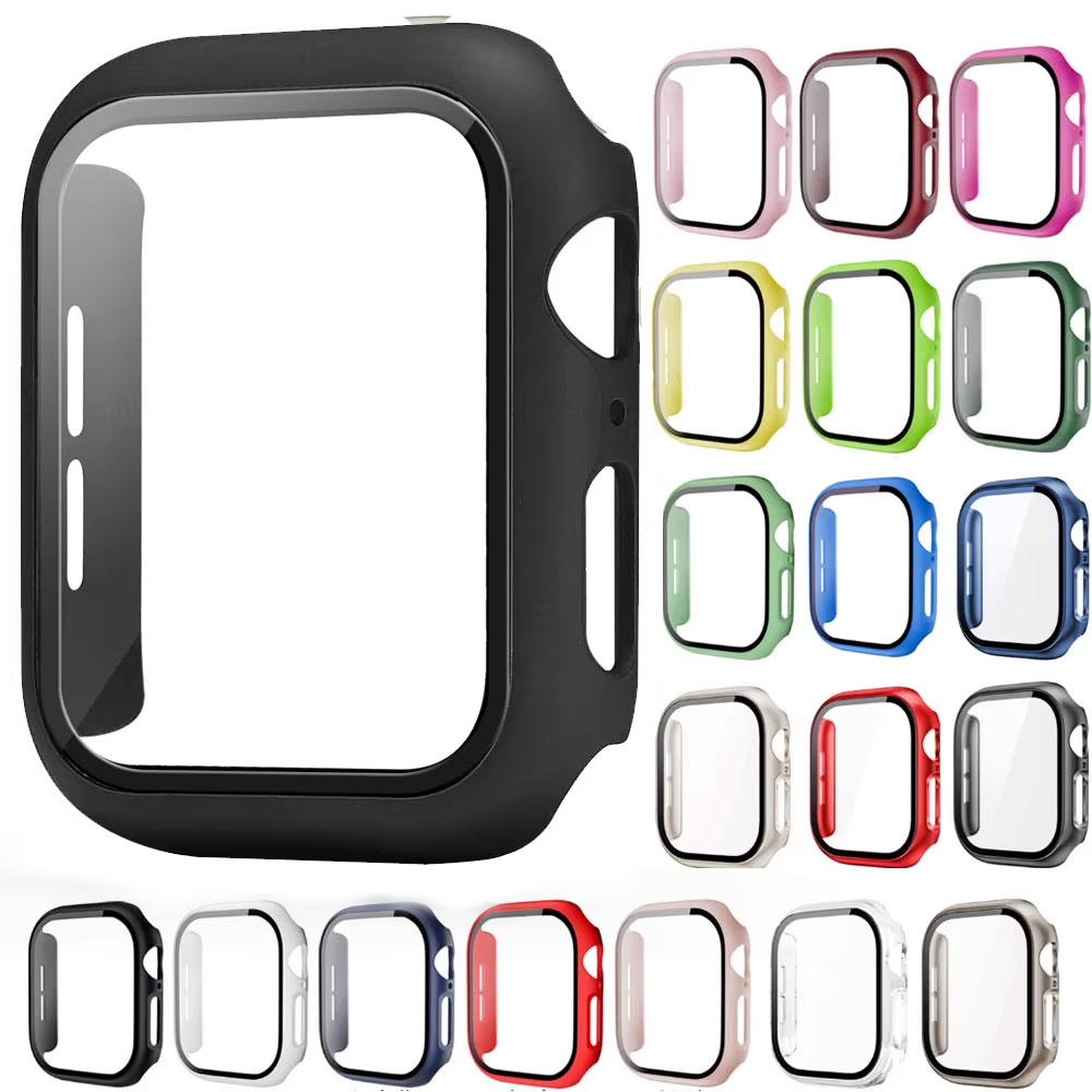 Smartwatch Case - 強化ガラススクリーンプロテクターケースカバー Apple Watch シリーズ 9 ウルトラ