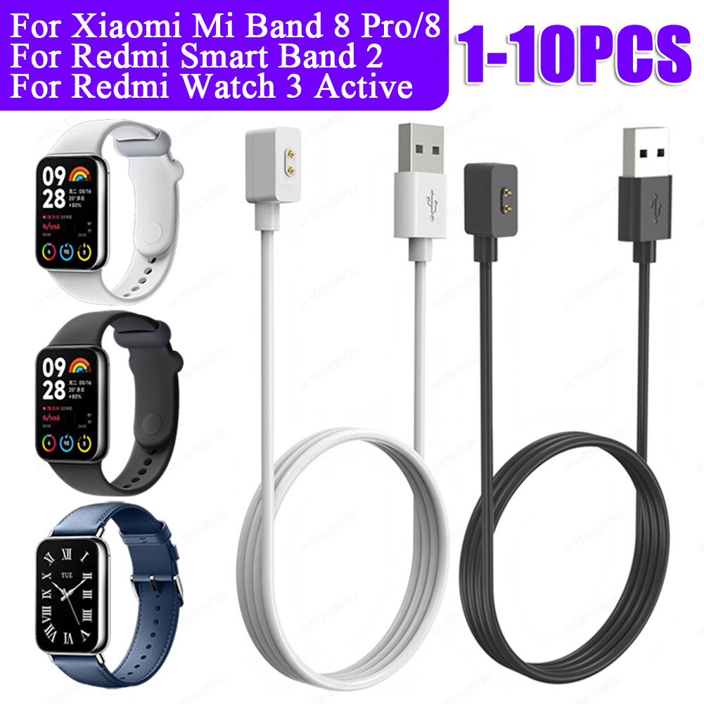 Android Smartwatch Accessories - 時計充電器 1 メートル充電ケーブルスマートアクセサリー複数の保護電源アダプタ Mi 8 Pro/8/Redmi