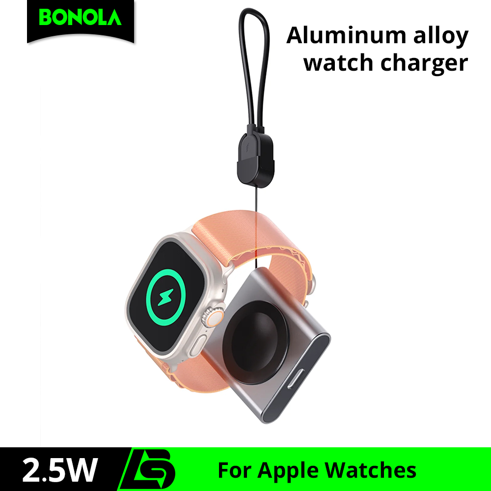 Watch Charger Cable - Bonola 磁気時計ワイヤレス充電器 Apple Watch 11/Ultra/10/9/8/7/6 用高速充電ドック