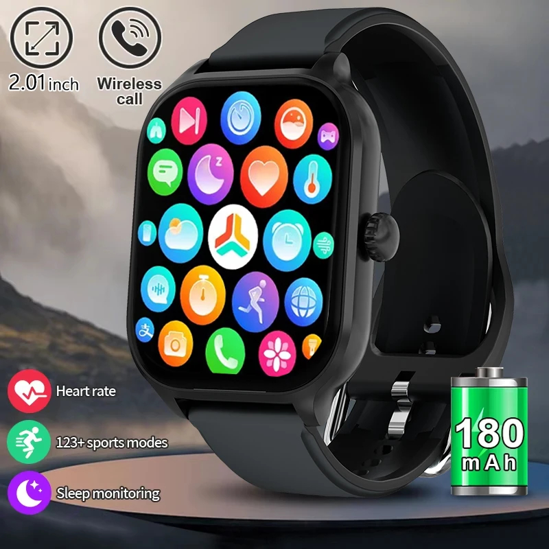 Smartwatch Instagram - スマートウォッチ 2026 男性女性フルタッチスクリーンスポーツフィットネススマートウォッチ Bluetooth アンドロイド IOS