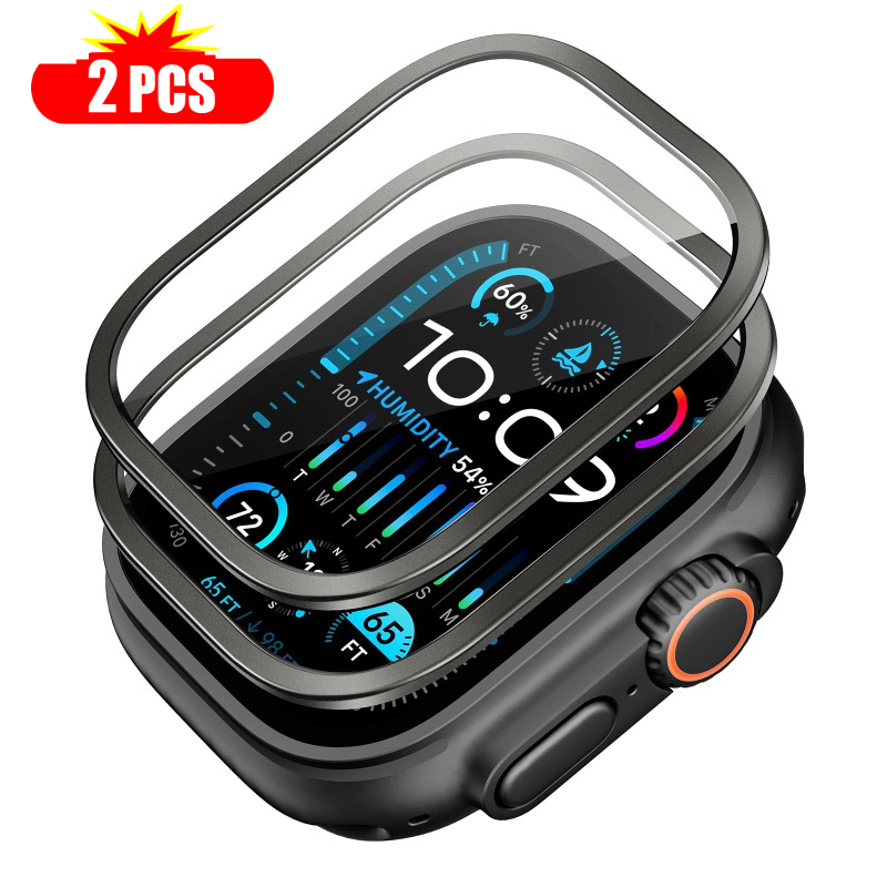 Apple Smartwatch Accessories - 2 個強化ガラス Apple Watch ウルトラ 49
