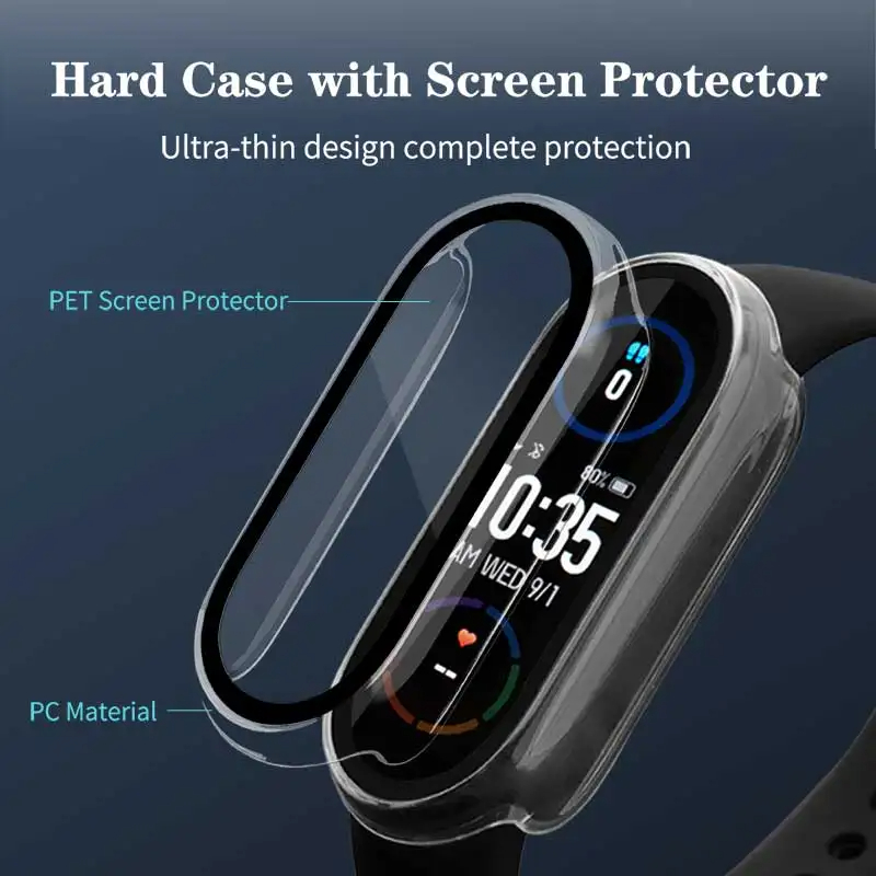 Xiaomi Mi Band 10/9/8用 強化ガラス+P - Smartwatch Watch Accessories For Women のレビューと価格