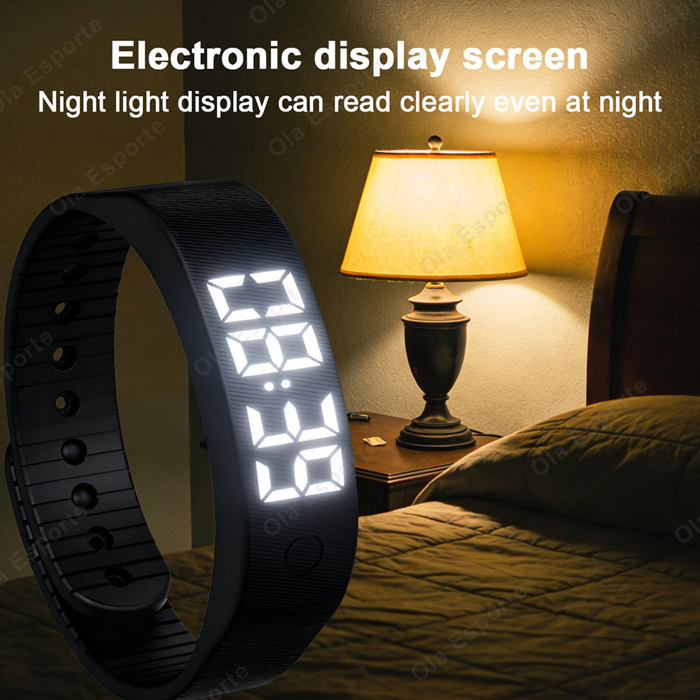 スマートブレスレット LED デジタル防水スマート時計スマー - Android Smartwatch Accessories のレビューと価格