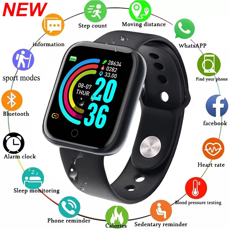 スマートウォッチ男性女性腕時計スマートウォッチメッセージフィ - Android Smartwatch Accessories のレビューと価格