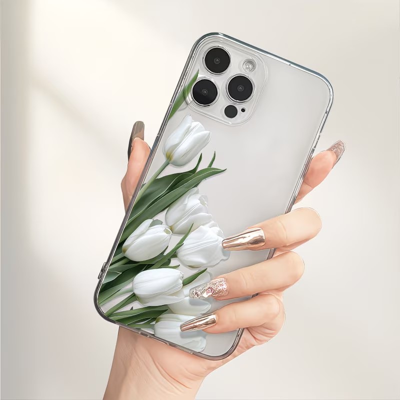 チューリップ柄スマホケース iPhone 13 11 16  - Apple Iphone 16 のレビューと価格