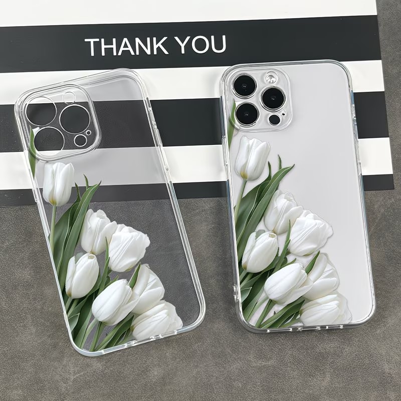 チューリップ柄スマホケース iPhone 13 11 16  - Apple Iphone 16 のレビューと価格