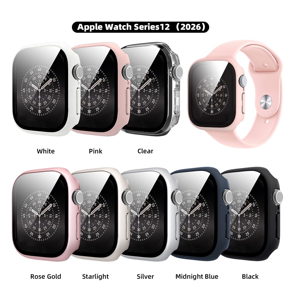 強化ガラス+カバー Apple Watchケース 12 46 - Apple Smartwatch Accessories のレビューと価格