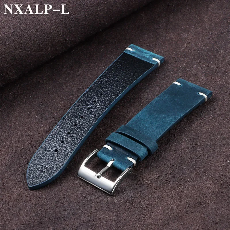 ヴィンテージオイルワックスレザー時計バンド 18 ミリメート - Nylon Nato Strap のレビューと価格