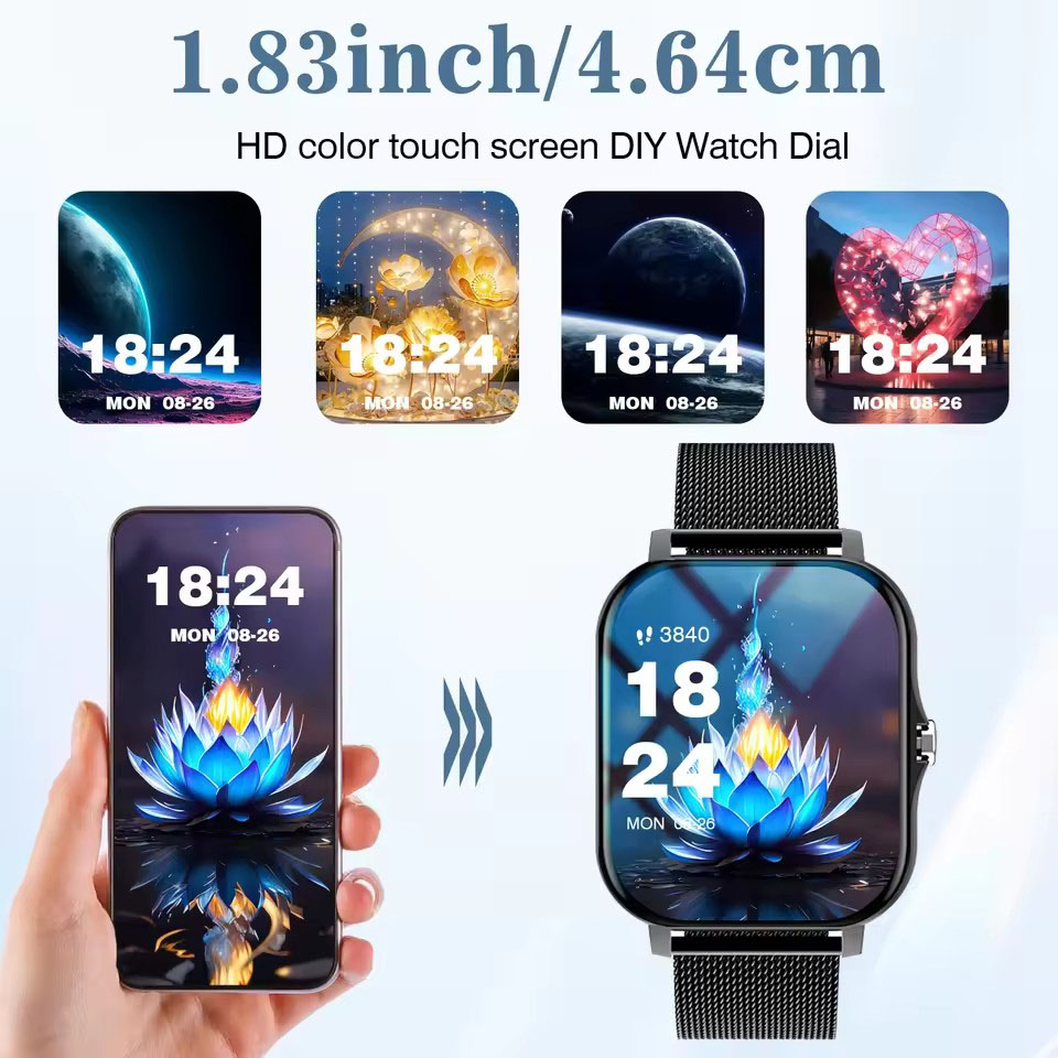 2026年新型Bluetooth通話スマートウォッチ、情報通 - Smartwatch Instagram のレビューと価格