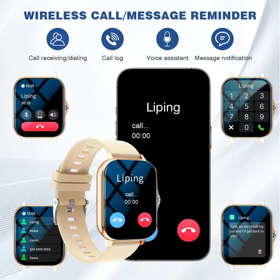 2026年新型Bluetooth通話スマートウォッチ、情報通 - Smartwatch Instagram のレビューと価格