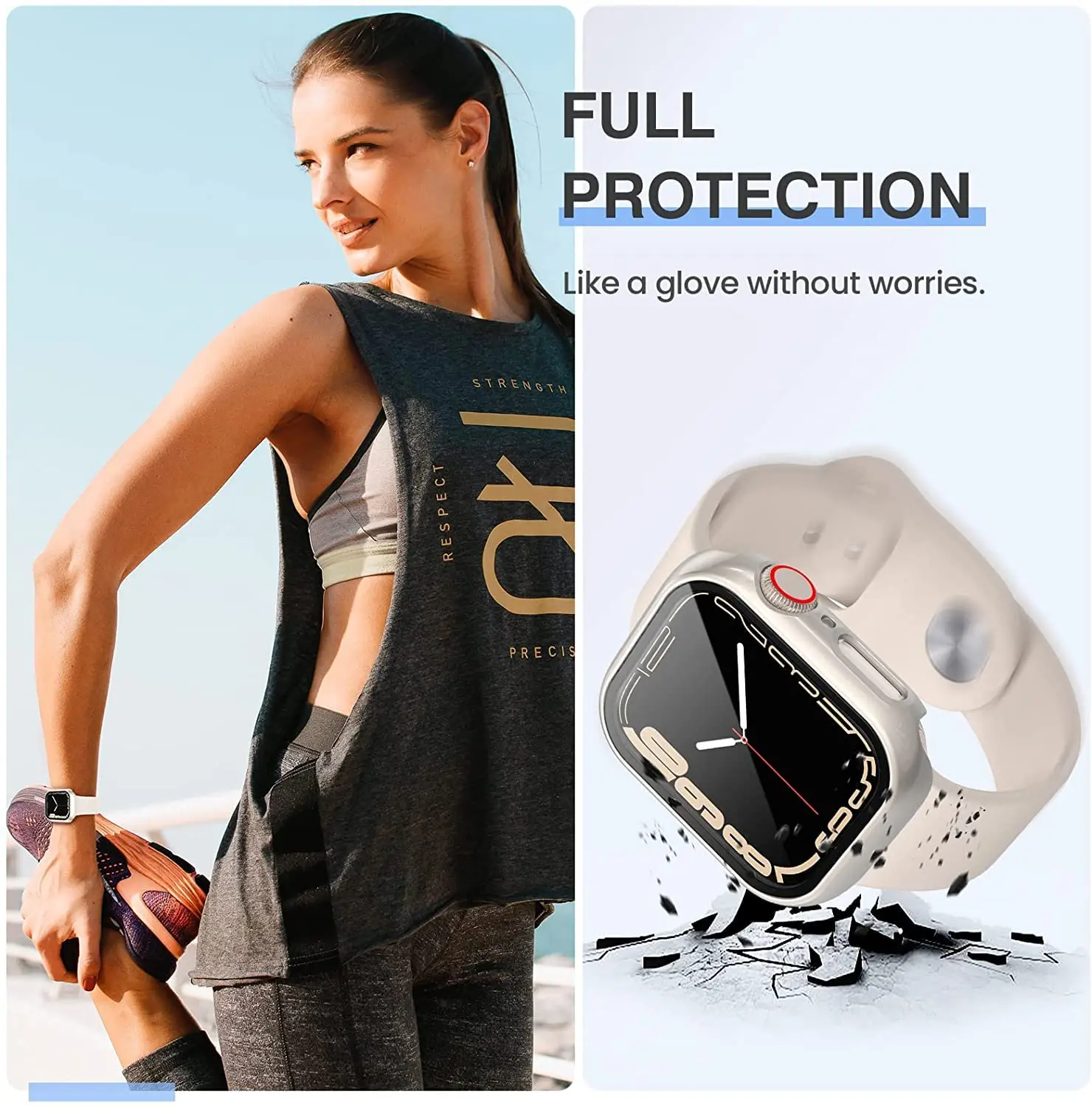 Apple Watch用強化ガラスカバー3枚パック、スクリー - Apple Smartwatch Accessories のレビューと価格
