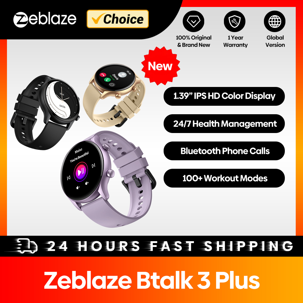新しい Zeblaze Btalk 3 Plus 音声通話ス - Smartwatch X12 のレビューと価格