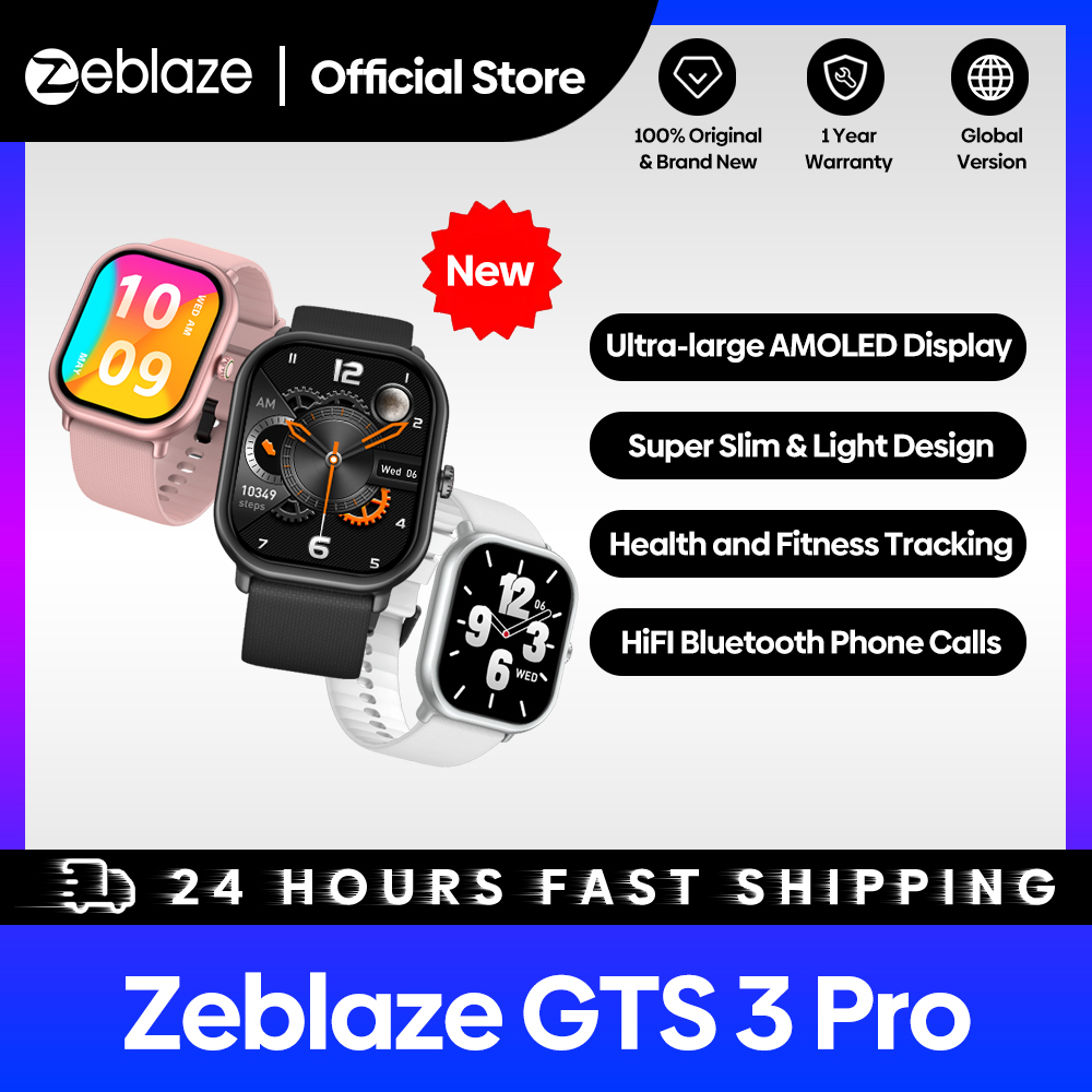 Zeblaze-男性と女性のためのGts 3 Proスマート - Smartwatch X12 のレビューと価格